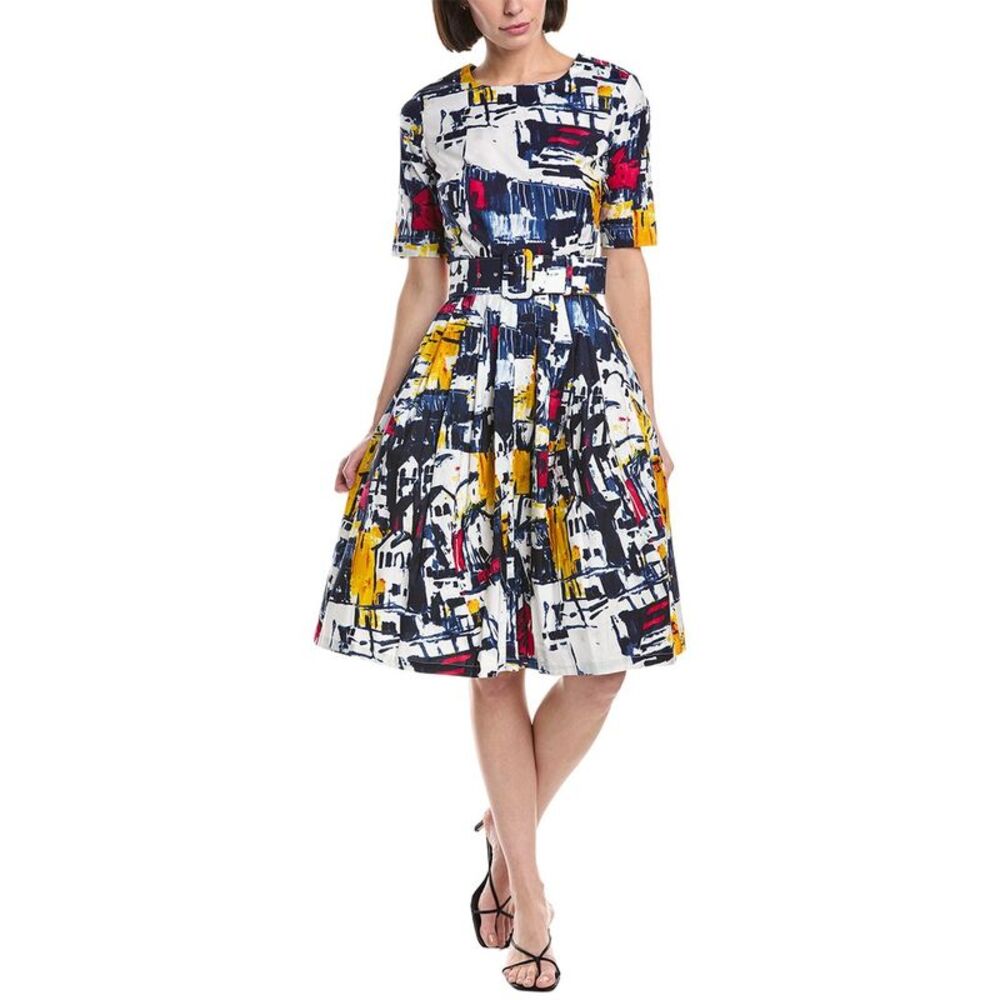 Samantha Sung Womens Rachel Midi Dress